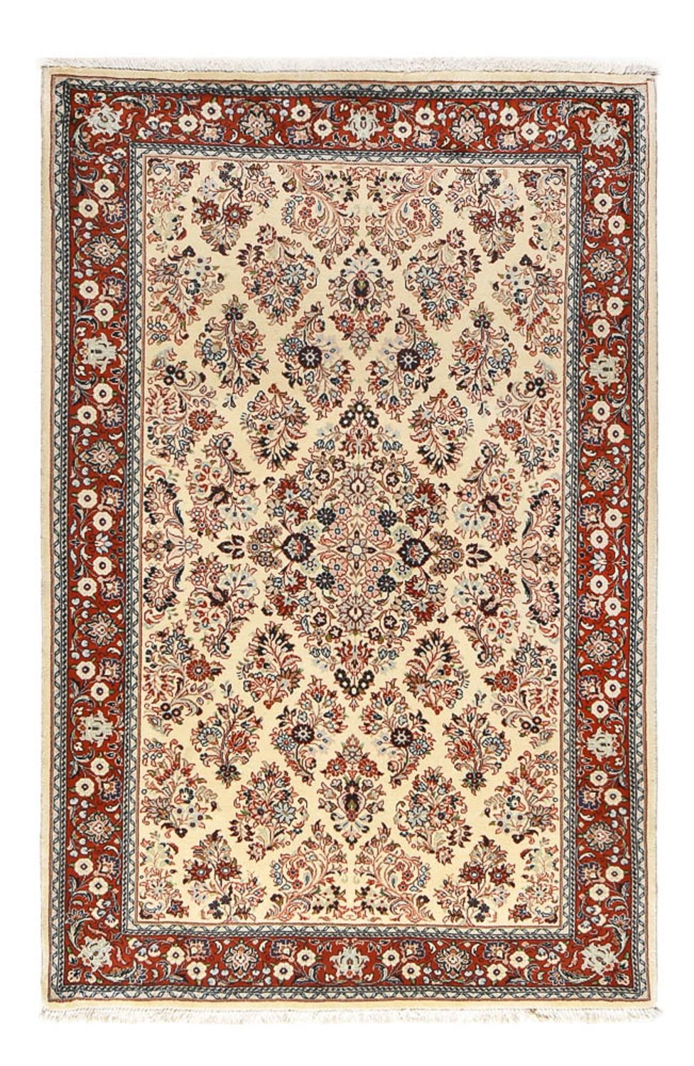 Tapis persan - Classique - 208 x 134 cm - crème