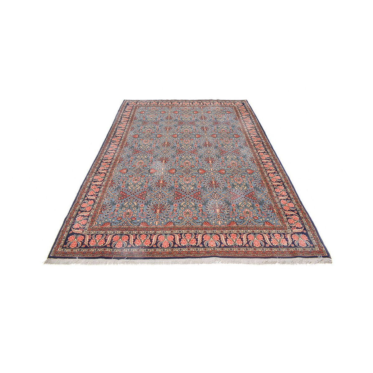 Tapis persan - Bidjar - 310 x 222 cm - bleu clair