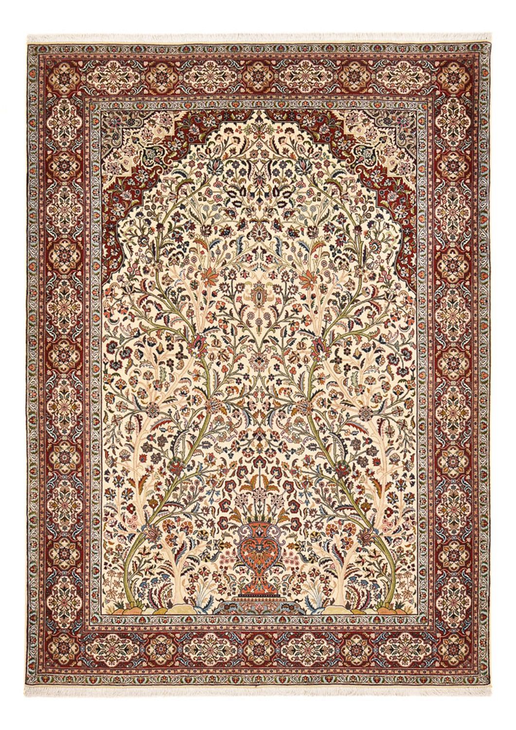 Tapis persan - Tabriz - Royal - 250 x 177 cm - sable