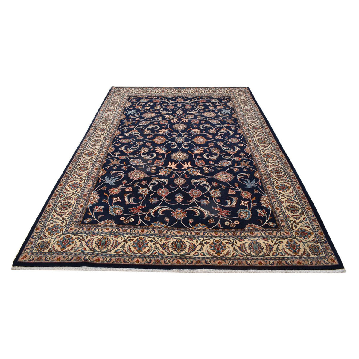 Tapis persan - Royal - 316 x 218 cm - bleu foncé