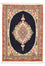 Tapis persan - Tabriz - Royal - 90 x 60 cm - bleu foncé