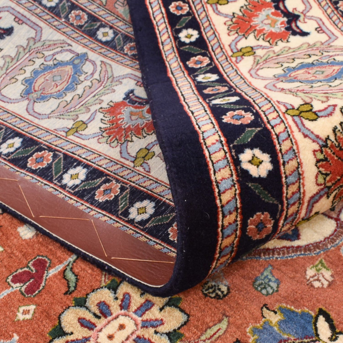 Tapis Gabbeh - Persan Kashkuli - 240 x 178 cm - bleu foncé