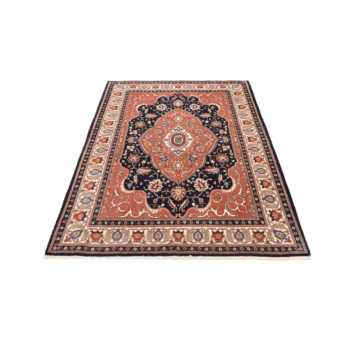 Tapis Gabbeh - Persan Kashkuli - 240 x 178 cm - bleu foncé