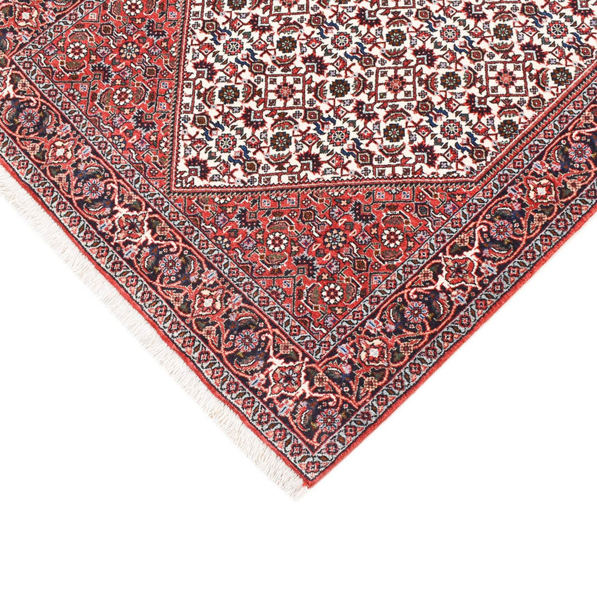 Tapis de couloir Tapis persan - Bidjar - 297 x 85 cm - rouille