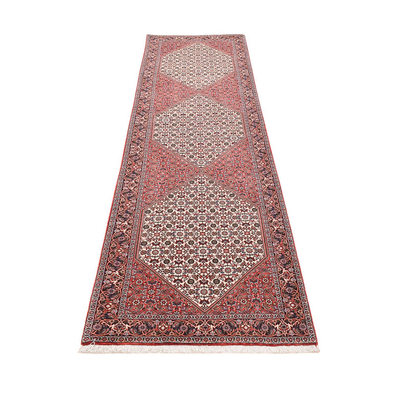Tapis de couloir Tapis persan - Bidjar - 297 x 85 cm - rouille