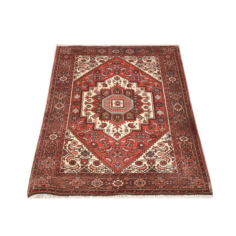 Tapis persan - Bidjar - 138 x 86 cm - rouge clair