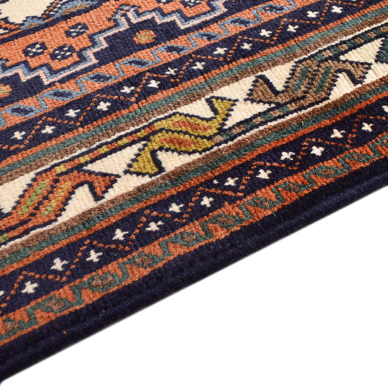 Tapis persan - Nomadic - 209 x 147 cm - multicolore