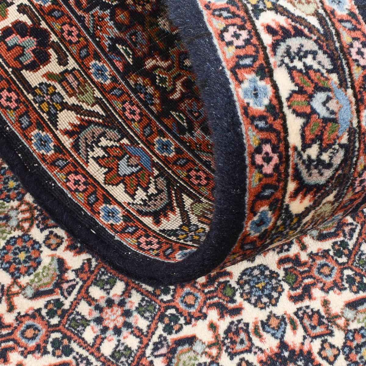 Tapis de couloir Tapis persan - Bidjar - 247 x 55 cm - rouille