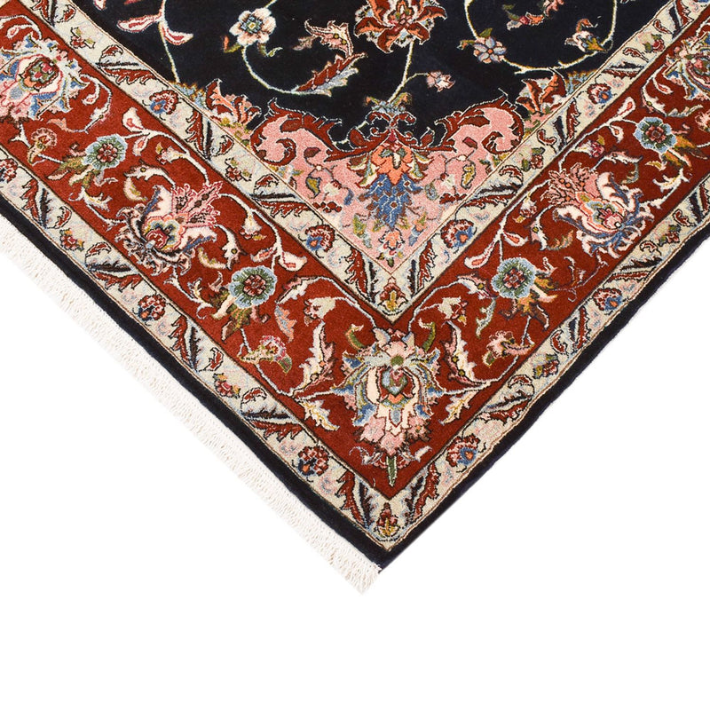 Tapis persan - Ghom - 180 x 140 cm - bleu foncé