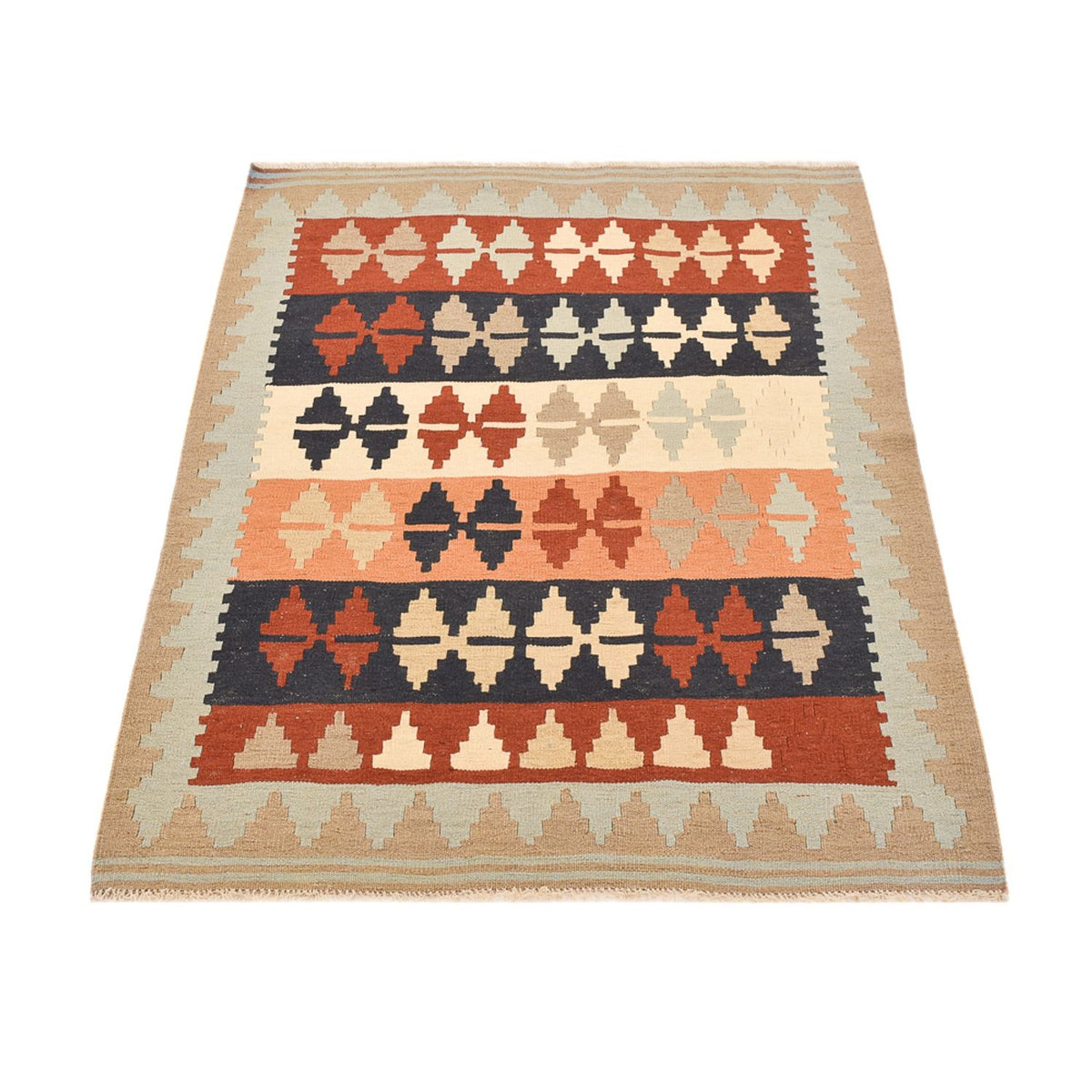 Tapis Kelim - Oriental - 147 x 100 cm - multicolore