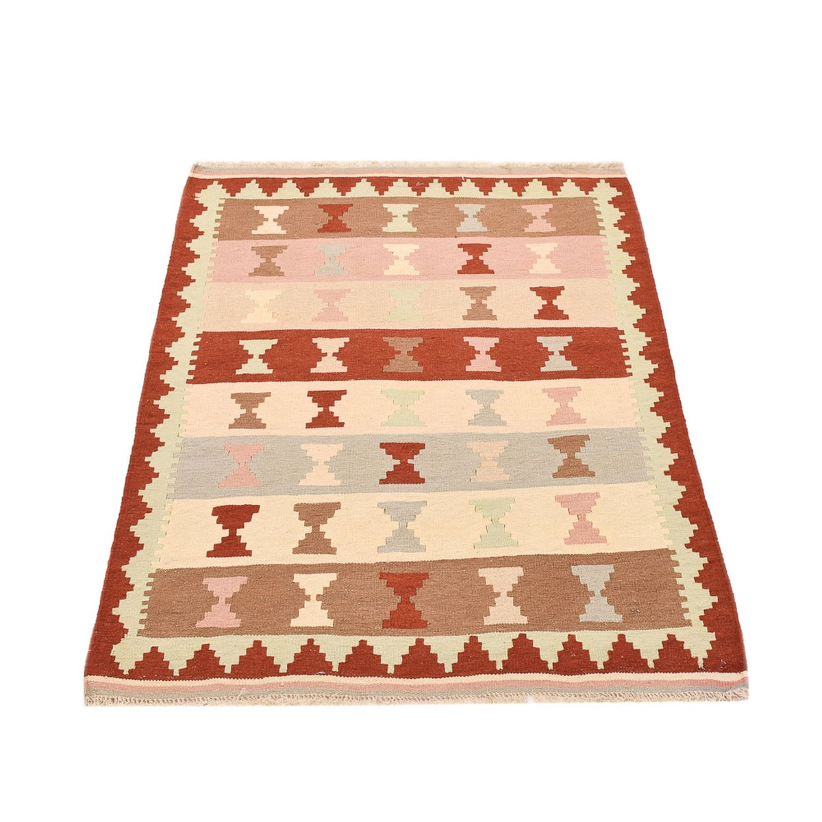 Tapis Kelim - Oriental - 147 x 100 cm - multicolore