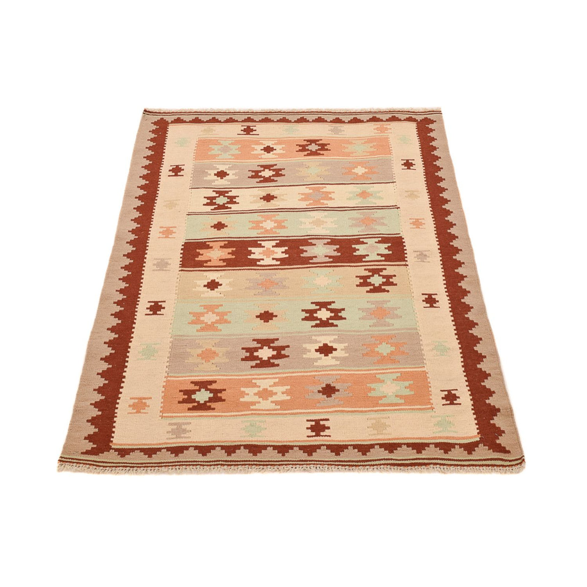 Tapis Kelim - Oriental - 147 x 96 cm - beige