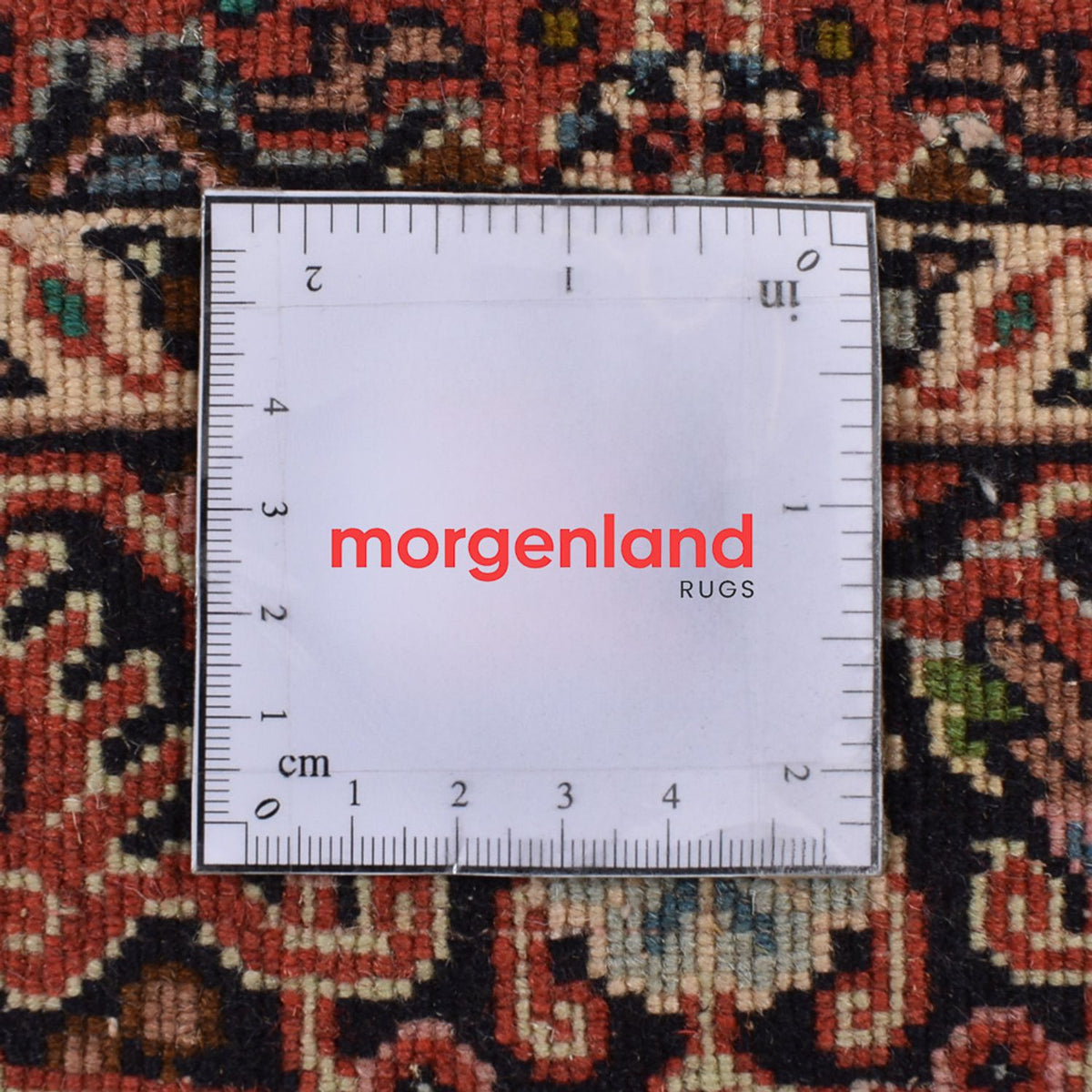 Tapis de couloir Tapis persan - Bidjar - 308 x 77 cm - rouille