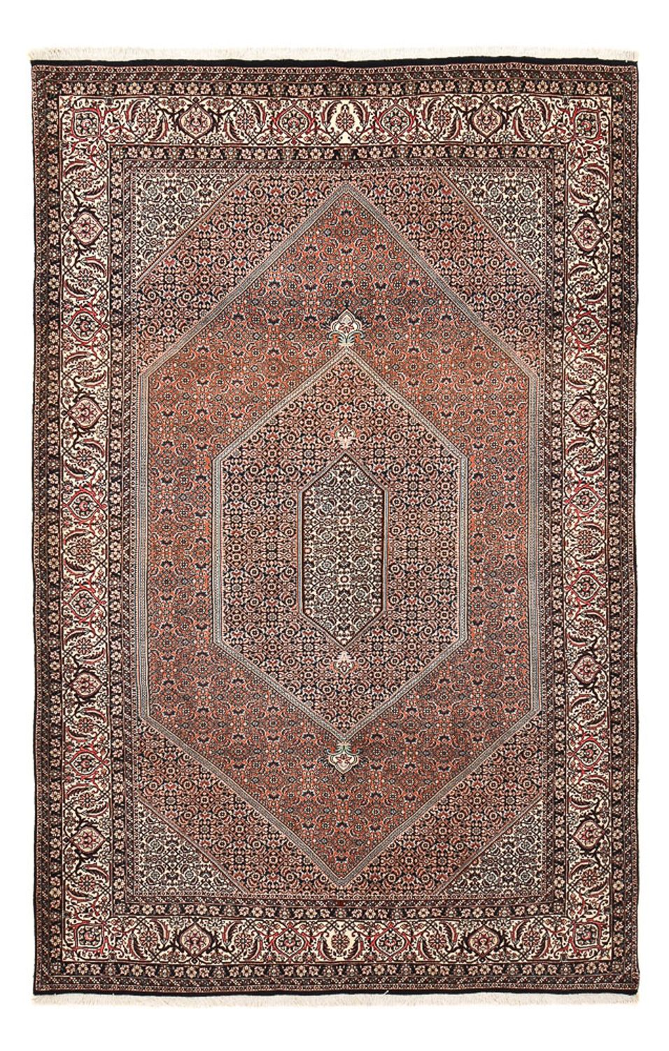 Tapis persan - Bidjar - 300 x 198 cm - rouille