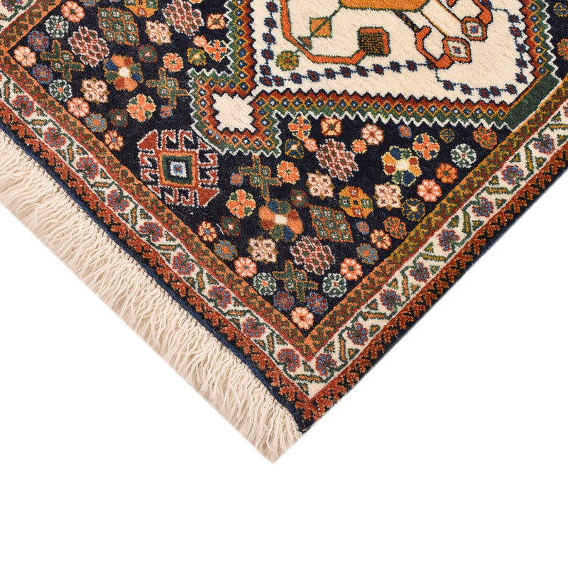 Tapis Gabbeh - Persan Kashkuli - 60 x 35 cm - multicolore
