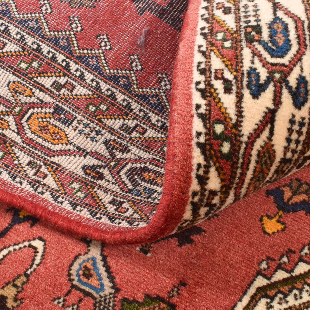 Tapis persan - Nomadic - 205 x 140 cm - rouge