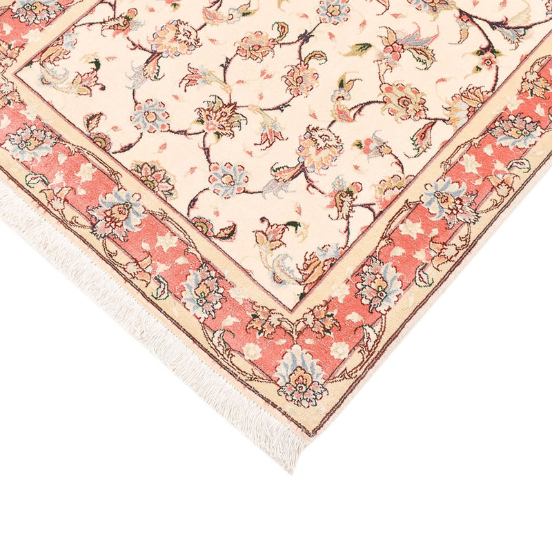 Tapis de couloir Tapis persan - Tabriz - Premium - 205 x 81 cm - beige