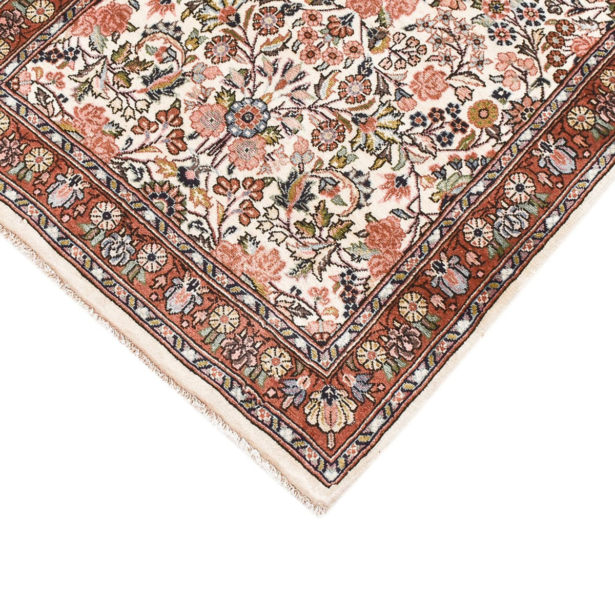 Tapis de couloir Tapis persan - Bidjar - 308 x 74 cm - beige