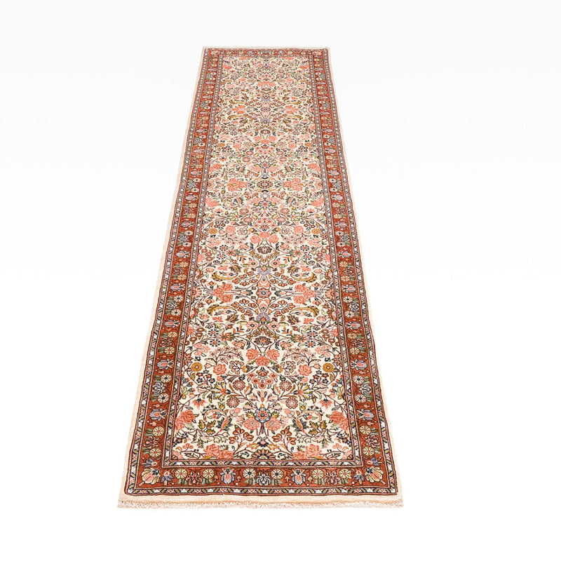 Tapis de couloir Tapis persan - Bidjar - 308 x 74 cm - beige
