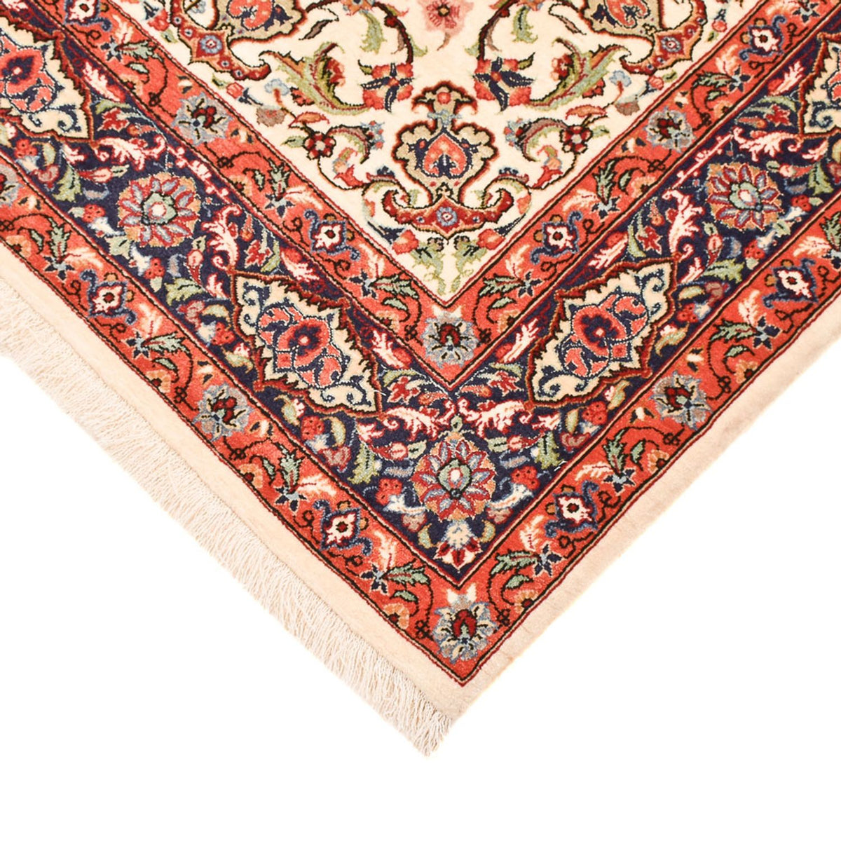 Tapis persan - Ghom - Royal - 157 x 109 cm - beige clair