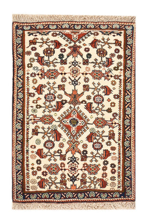 Tapis Gabbeh - Persan Kashkuli - 60 x 40 cm - beige