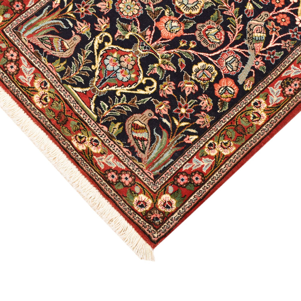 Tapis persan - Ghom - 81 x 57 cm - multicolore