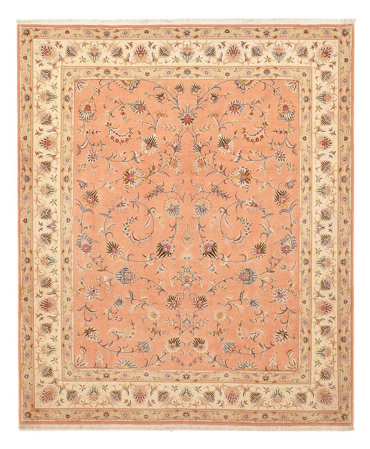 Tapis persan - Tabriz - Royal - 305 x 248 cm - rouge clair