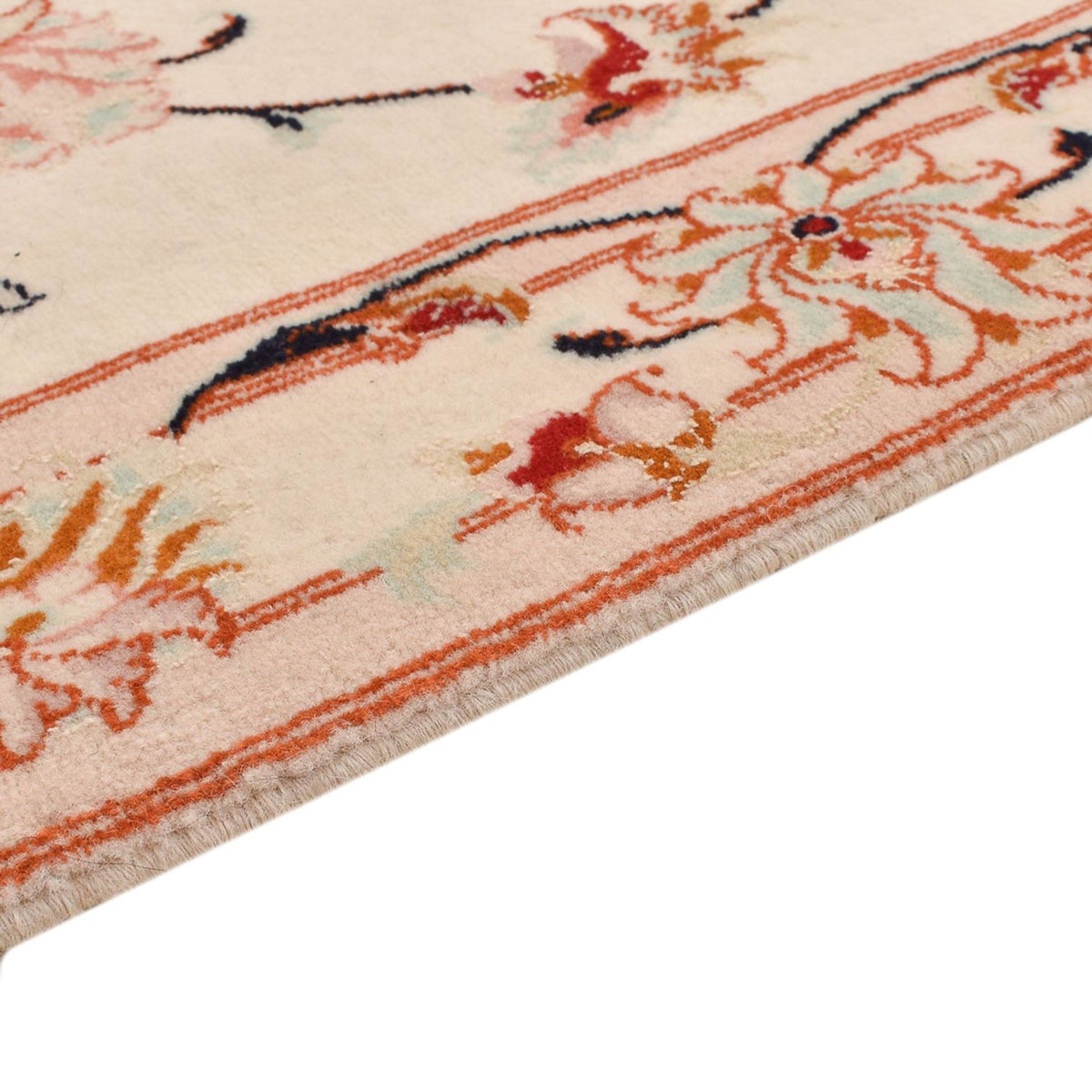 Tapis de couloir Tapis persan - Tabriz - Royal - 262 x 77 cm - beige