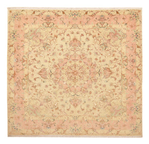 Tapis persan - Tabriz - Royal carré  - 248 x 242 cm - beige clair