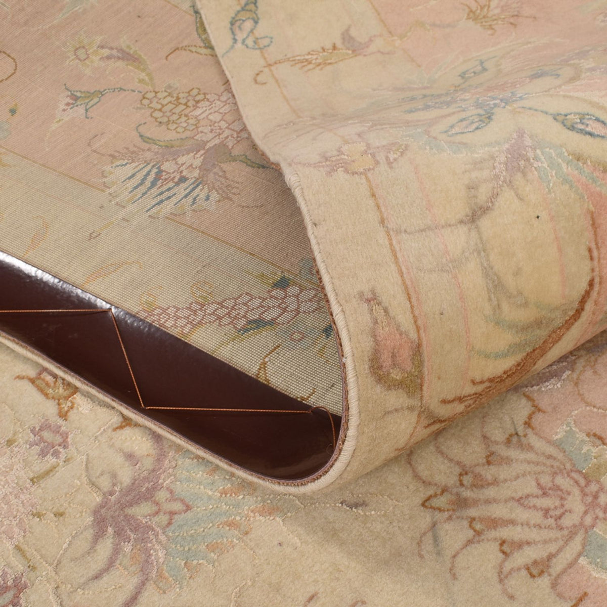Tapis persan - Tabriz - Royal carré  - 248 x 242 cm - beige clair