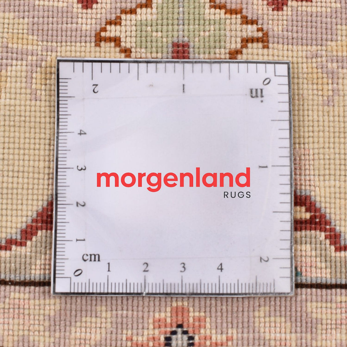 Tapis de couloir Tapis persan - Tabriz - Royal - 210 x 81 cm - beige