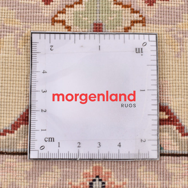 Tapis de couloir Tapis persan - Tabriz - Royal - 210 x 81 cm - beige