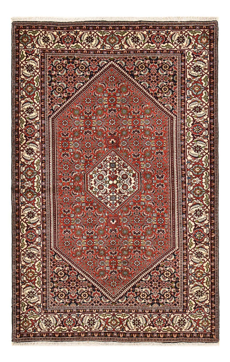 Tapis persan - Bidjar - 219 x 137 cm - rouille