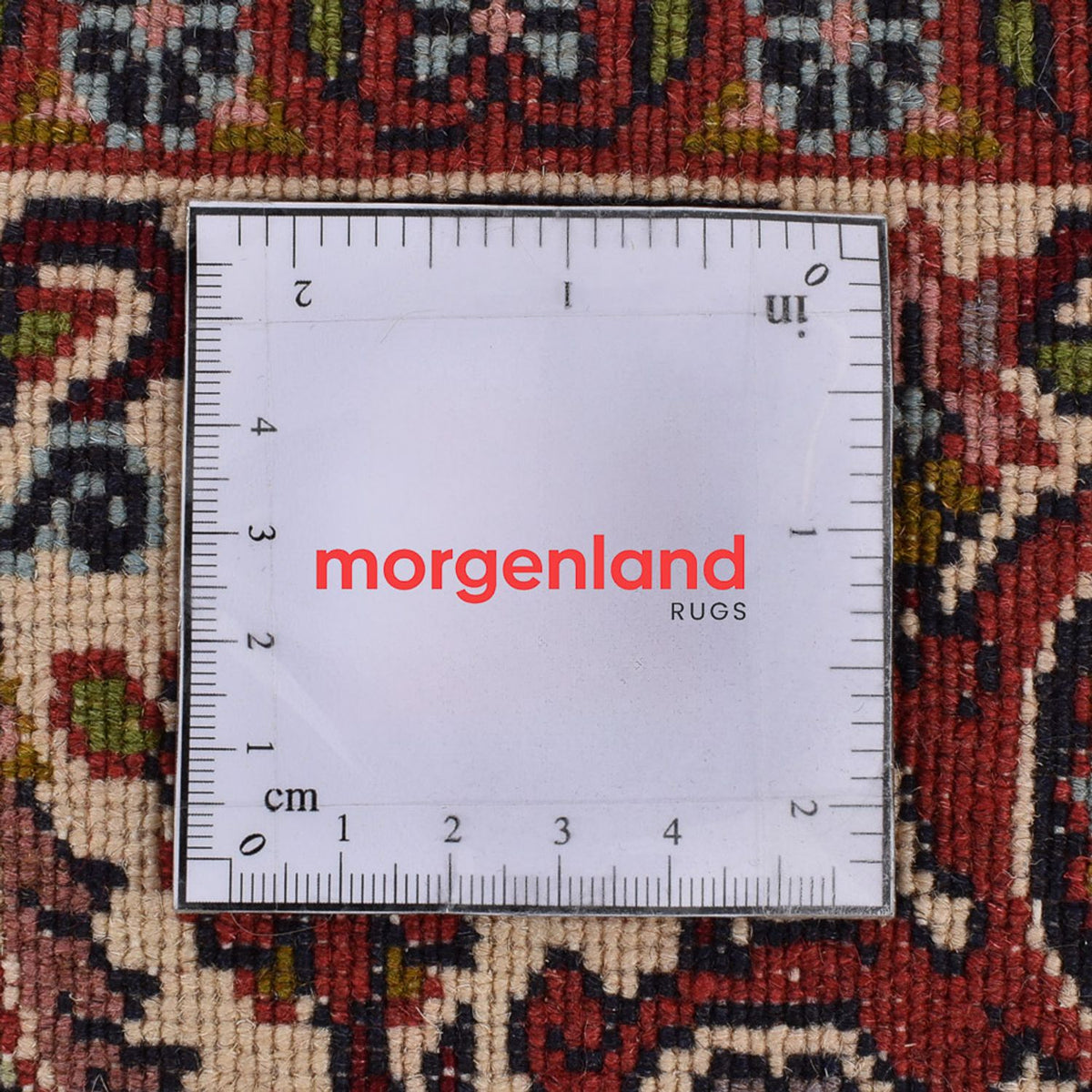 Tapis de couloir Tapis persan - Bidjar - 296 x 87 cm - rouille