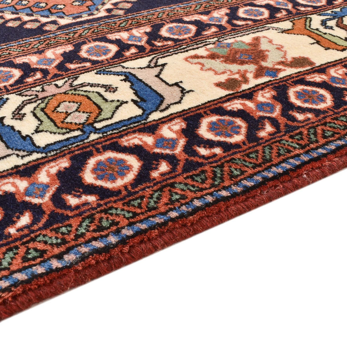 Tapis Gabbeh - Persan Kashkuli - 255 x 163 cm - rouge