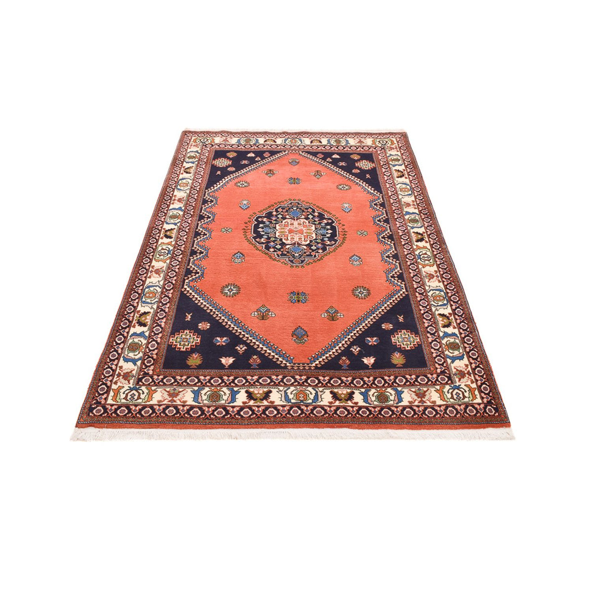 Tapis Gabbeh - Persan Kashkuli - 255 x 163 cm - rouge