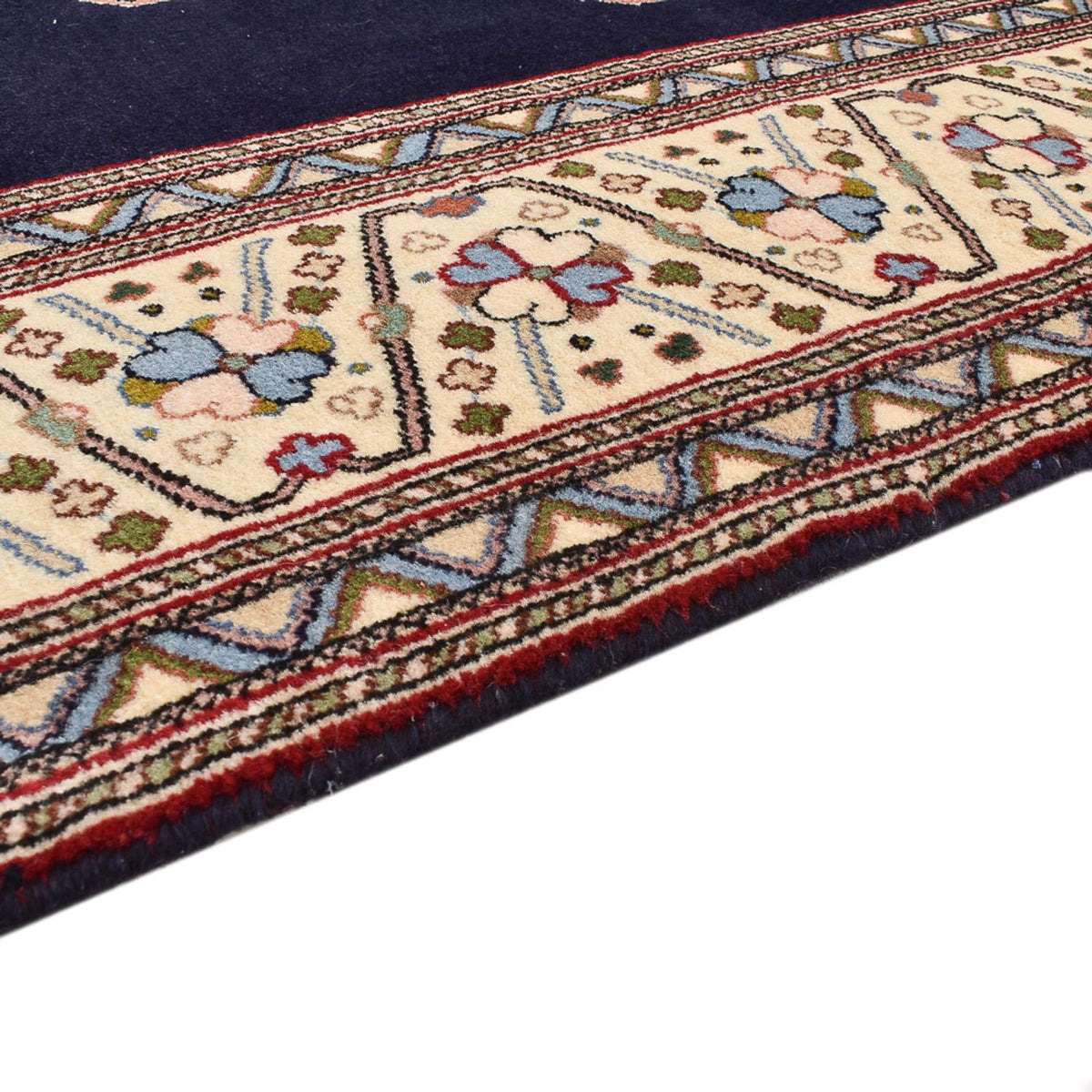 Tapis Gabbeh - Persan Kashkuli - 240 x 175 cm - bleu foncé