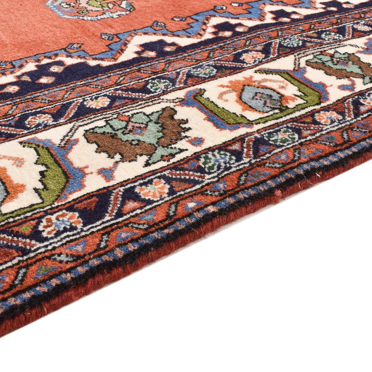 Tapis Gabbeh - Persan Kashkuli - 260 x 180 cm - rouge