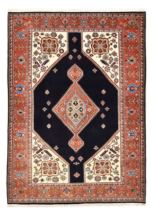Tapis Gabbeh - Persan Kashkuli - 250 x 180 cm - bleu foncé