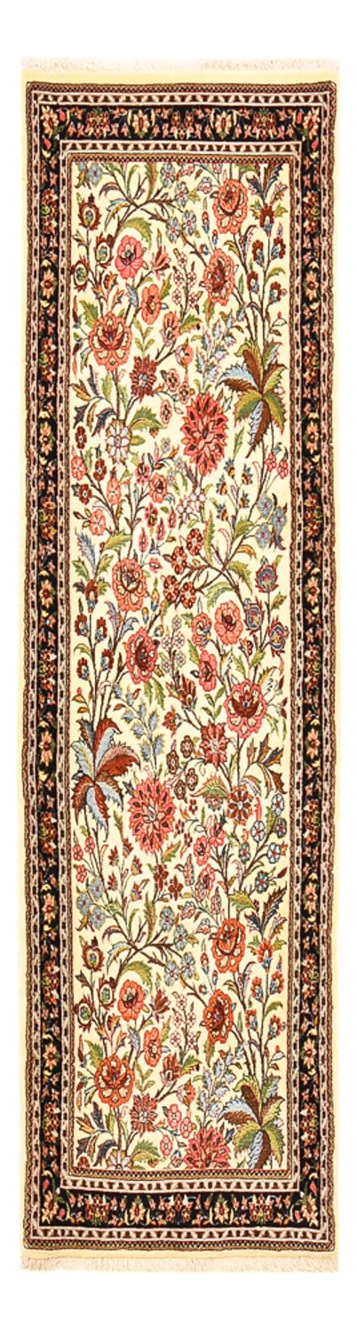 Tapis de couloir Tapis persan - Ghom - Royal - 204 x 57 cm - beige