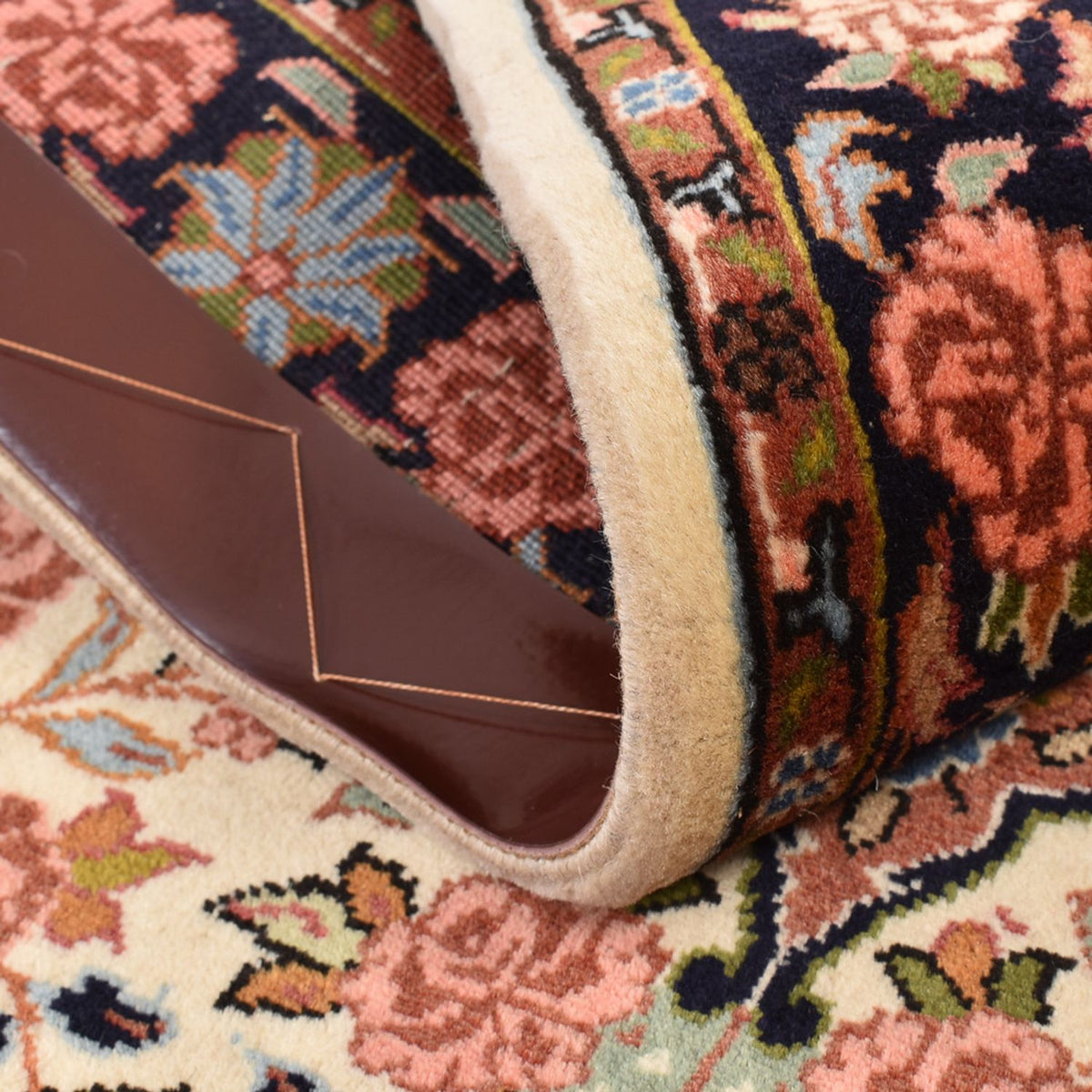 Tapis persan - Ghom - 120 x 70 cm - multicolore