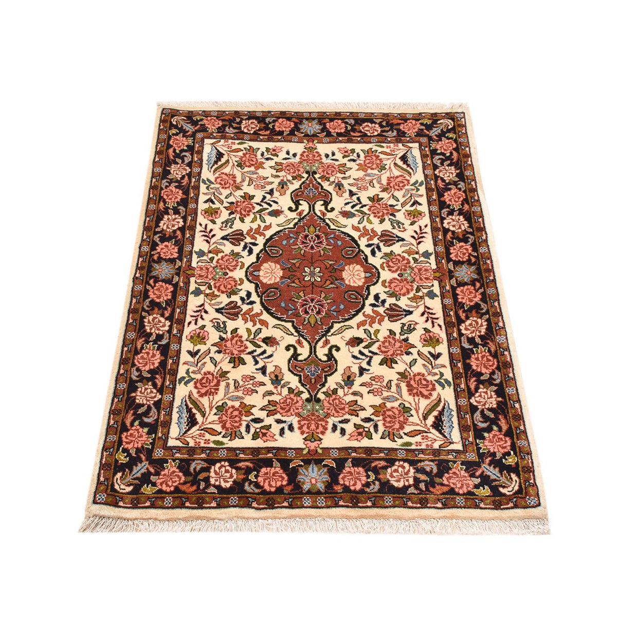 Tapis persan - Ghom - 120 x 70 cm - multicolore