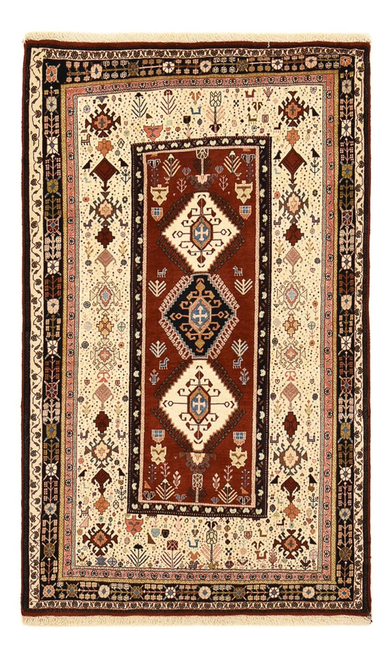 Tapis Gabbeh - Persan Kashkuli - 190 x 133 cm - multicolore