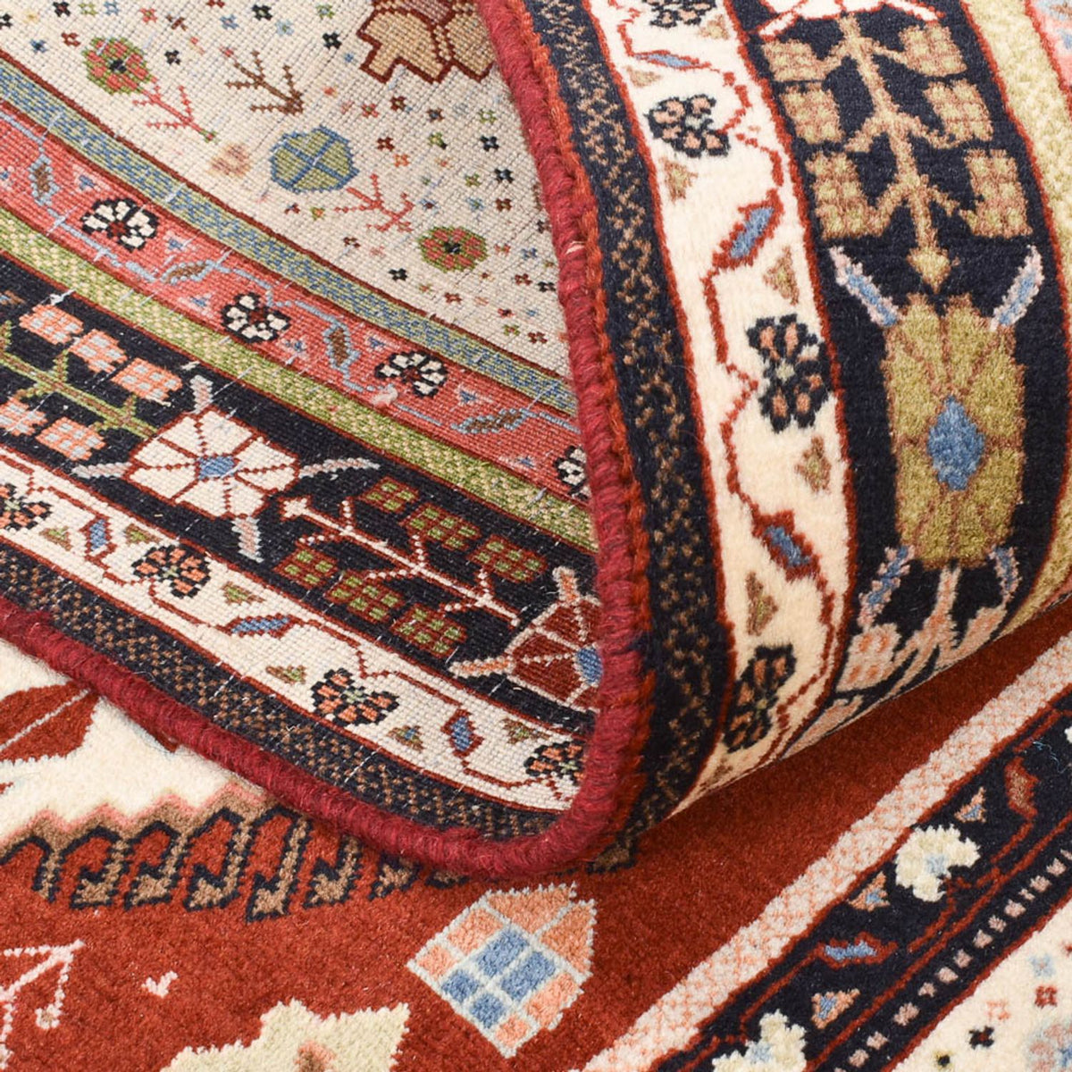 Tapis Gabbeh - Persan Kashkuli - 190 x 133 cm - multicolore