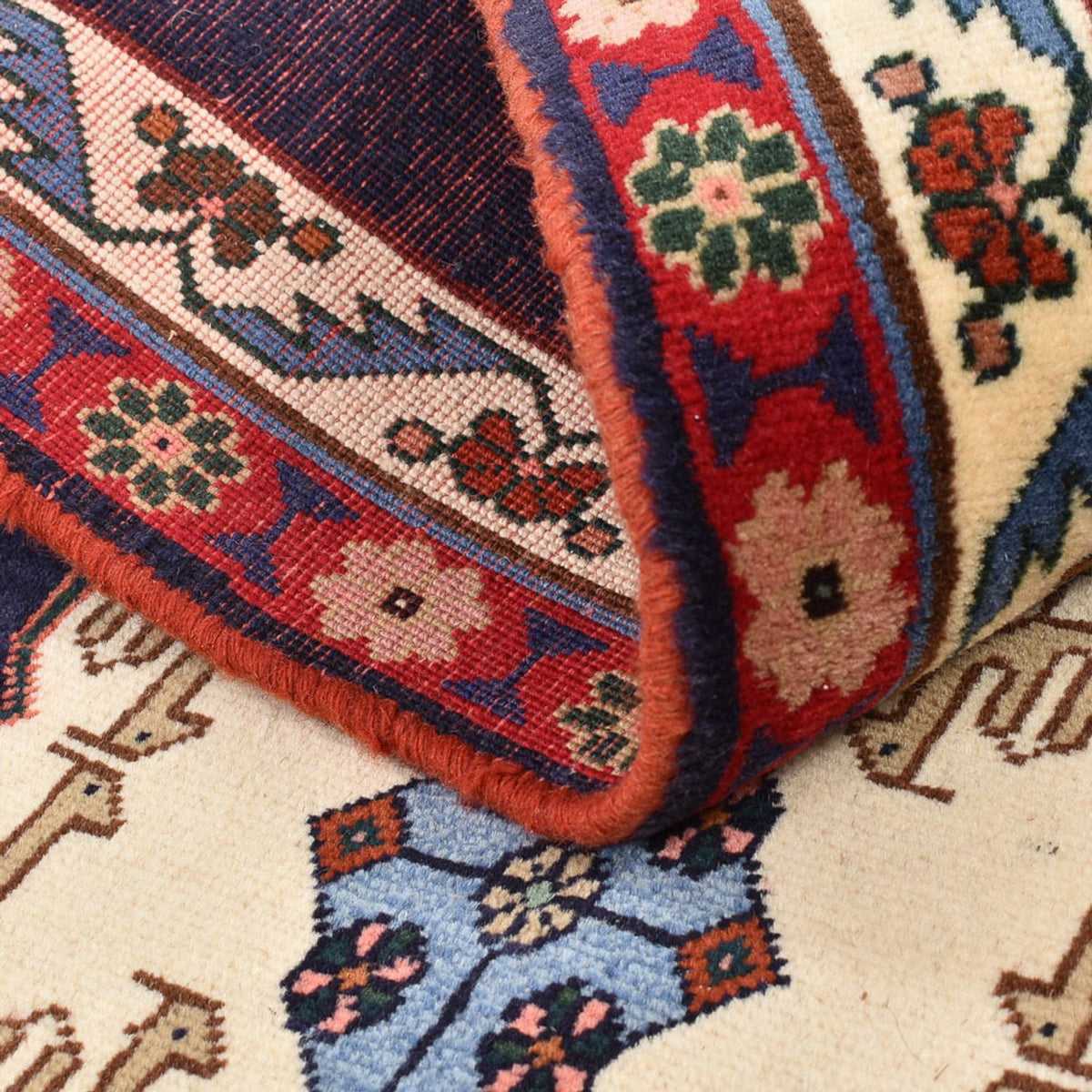 Tapis Gabbeh - Persan Kashkuli - 131 x 83 cm - multicolore
