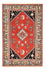 Tapis Gabbeh - Persan Kashkuli - 203 x 124 cm - rouge