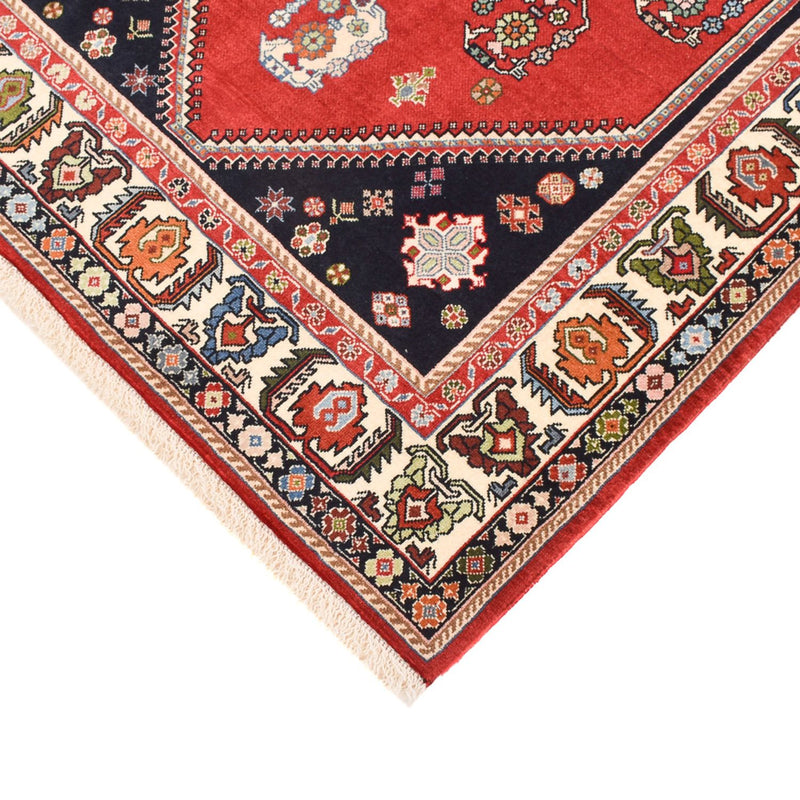 Tapis Gabbeh - Persan Kashkuli - 203 x 124 cm - rouge