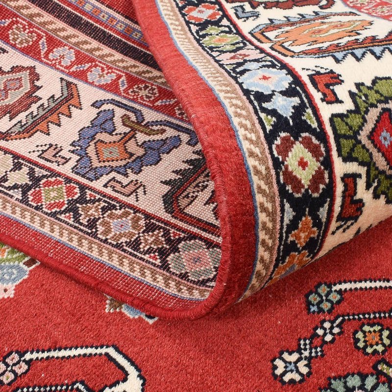 Tapis Gabbeh - Persan Kashkuli - 203 x 124 cm - rouge