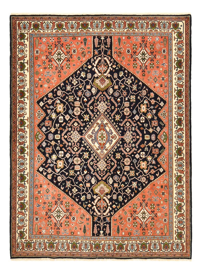 Tapis Gabbeh - Persan Kashkuli - 233 x 169 cm - bleu foncé