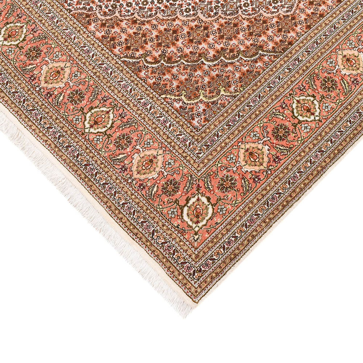 Tapis persan - Tabriz - Royal - 210 x 151 cm - rouille